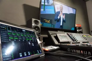 Closeup der Technik während einer Aufnahme im Studio4.DIGITAL