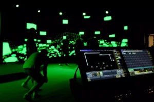 Blick hinter die Kamera beim Media Day des VfL EIntracht Hagen im Studio4.DIGITAL