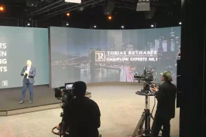 Tobias Rethaber während Webinar Aufnahme